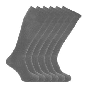 Knee High Socks - 3 Pack - Grey