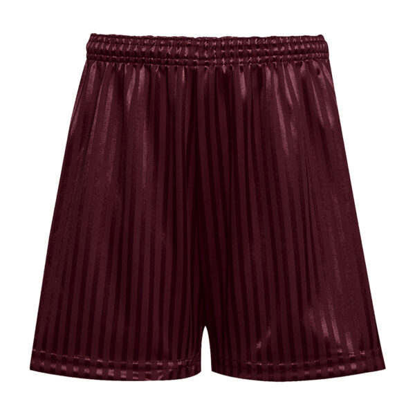ShadowStripeShortsMaroon